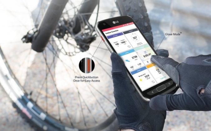 LG X venture glove mode