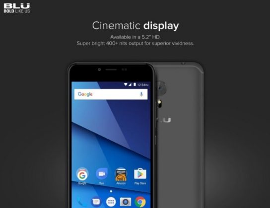 BLU S1 display