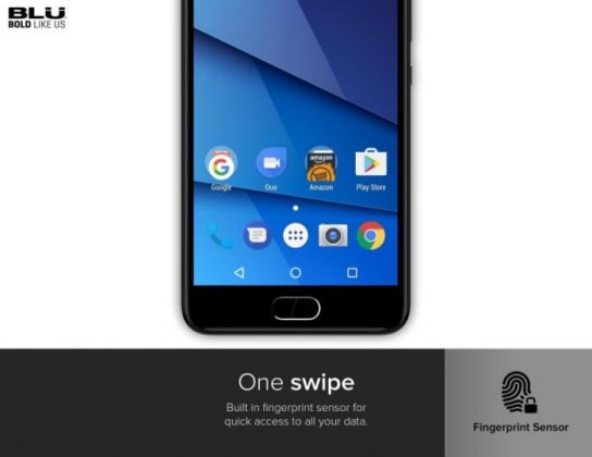 BLU S1 fingerprint