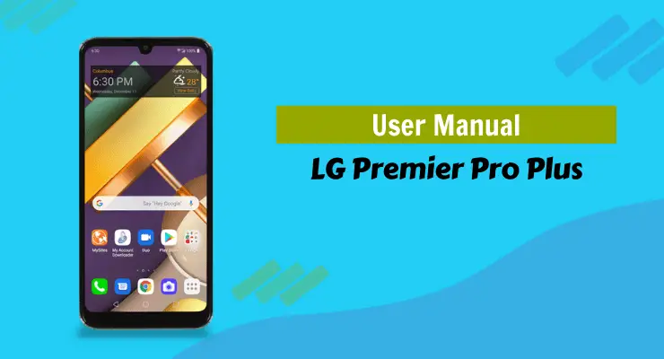 LG Premiere Pro Plus User Manual