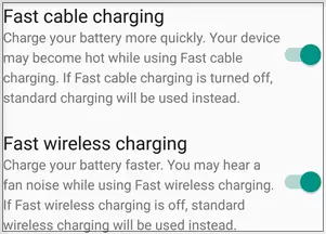turn on wireless charging galaxy s7